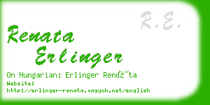 renata erlinger business card